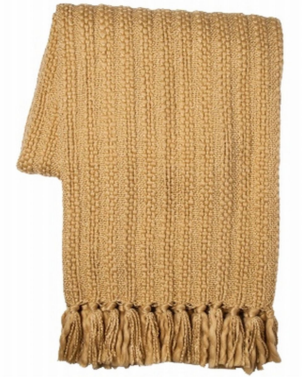 threshold throw blanket knit