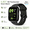 IDW26 Black, variant on Smart Watch for Women and Men Compatible with Android and iOS, 1.83" HD Touchscreen Smartwatch with Alexa Built-in, Bluetooth Calling, IP68 Waterproof, 120+ Sports, Black