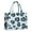 Light Blue And, variant on Large Capacity Tote Bag,Yellow and Black Of Leopard Print Handbag Fashion Luxury Tote Bag,15.7"x13"x 5.1" Inches,Laptop Compatible