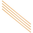 thumbnail image 1 of Unique Bargains 6mmx247mm Straight Yellow Line Solid Acrylic Round Rod Bar 4pcs, 1 of 1