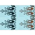 thumbnail image 1 of Ahgly Company Machine Washable Indoor Rectangle Transitional Green Area Rugs, 2' x 5', 1 of 7