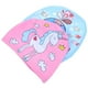 thumbnail image 3 of GOOHOCHY Gorros de baño para natación, gorros de natación bonitos, gorros protectores para el cabello para piscina, gorros de natación de dibujos animados, 2 uds., 3 of 7
