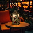 thumbnail image 7 of Solar Lantern Colorful Rooster Perched Wooden Fence Red Apples Greenery Garden Hanging Lantern Waterproof Solar Powered Lighting Outdoor Table Lamp for Deck Yard Camping Patio Decor, 7 of 7