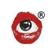 thumbnail image 2 of Camiseta de verano para mujer Suave elegante con Cuello redondo1pc Women'S Casual Geometric Eye & Lips Print T-Shirt, Round Neck, Short Sleeve, Polyester Knit Fabric, Comfortable All-Season Fashion, 2 of 6