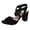 A, variant on Rokment Black High Heels Dressy Sandals for Women Ladies 2026 Summer Fashion Casual Suede Open Pointed Toe Chunky Block Heeled Ankle Strap Strappy Dress Sandals A Size 6