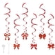 thumbnail image 2 of Decoraciones para el día de San Valentín, adornos para el día de San Valentín, regalos para el día de San Valentín Colgante con lazo y remolino el colgante, 2 of 8