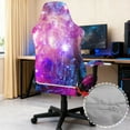 thumbnail image 4 of Xoenoiee Purple Galaxy Print Gaming Chair Covers Slipcovers, Stretchable Elastic Computer Reclining Gaming Chair Seat Cover with Armrest Cover (No Chairs), 4 of 7
