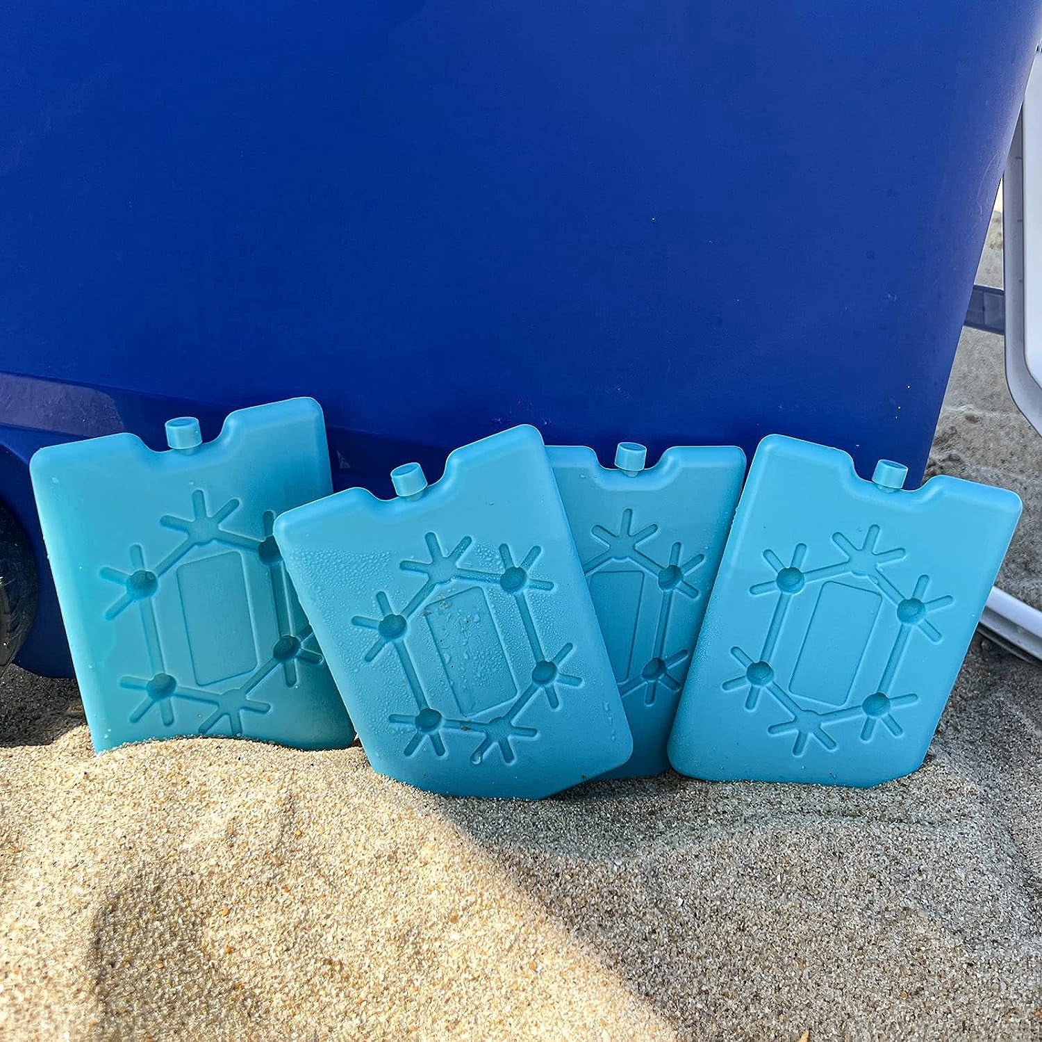 Kona BBQ Lunch Box Slim Ice Packs - Blue, Reusable Freezer Packs for Lunch Box, Cooler, & Freezer
