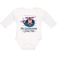 thumbnail image 3 of Inktastic My Godmother Loves Me Boys Boys Long Sleeve Baby Bodysuit, 3 of 5