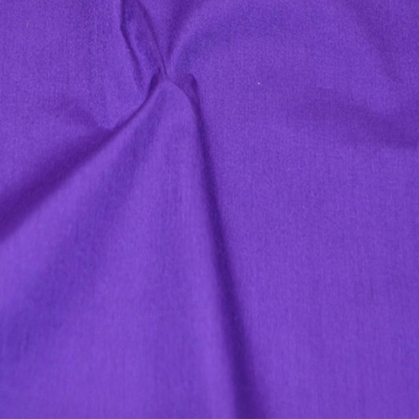 Tela Pico Textiles Broadcloth morada, rollo de 3 yardas