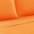 thumbnail image 2 of Benzara BM202098 Bezons Simple Size Plain Sheet Set&44; Orange - 3 Pièces, 2 of 3