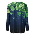 thumbnail image 4 of BDPORKAS Women's St Patrick's Day T-Shirt Lucky Irish Shamrock Long Sleeve Paddy's Day Graphic Tees Tops, 4 of 4