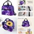 thumbnail image 5 of Garronmavis Backpack Set for Boys 4 PCS School Bag with Lunch Bag & Pencil Case & Water Bottle Bag, Galaxy Wolf Print Kids Backpack Casual Satchel Laptop Bags Travel Bookbags Set, 5 of 6