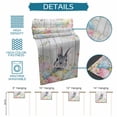 thumbnail image 6 of Table Runner - 36 Inch Long, Easter Kitchen Dining Table Runner Dresser Scarves, Spring Bunny Colorful Eggs Plants Wooden Grain Farmhouse Decor for Coffee Tables Wedding Party Banquet, 6 of 8