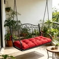 thumbnail image 5 of Outdoor Porch Swing Cushion - Waterproof, Soft Polyester Replacement Seat Pad for Wicker Furniture, Patio & Lounge Seating, 5 of 5