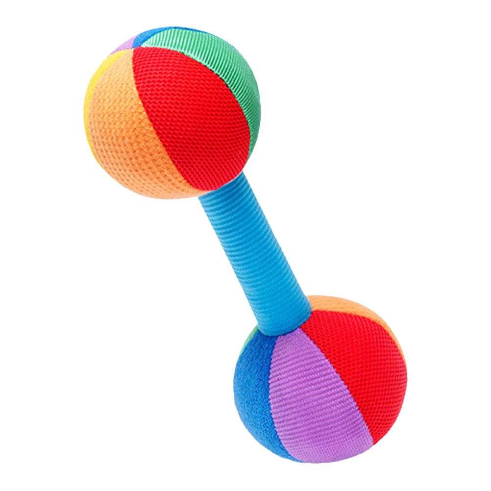 Baby Grip Dumbbell Toy Supple Small Dumbbell Toy Funny Baby Dumbbell