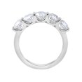 thumbnail image 2 of Bague de Mariage Ronde à 5 Pierres en Diamant 2cttw, Or Blanc 14k, 2 of 4