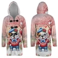 thumbnail image 3 of Happy Valentine’s Day Adorable Bulldog Puppy Holding Heart Balloon All Over Print 3D Hooded Duffle Toggle Coat Dog Lover Gifts Idea - 00030, 3 of 6