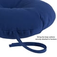 thumbnail image 4 of Marine Blue 15 in. Round Outdoor Bistro Seat Cushion (Set of 4) by Greendale Home Fashions, 4 of 7