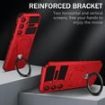 thumbnail image 3 of for Samsung Galaxy S24 FE Armor Case Stand, [Compatible with MagSafe] Military Grade Drop Protection Rugged Shockproof Grip Hard Heavy Duty Bumper Car Magnetic Cover, Red, 3 of 10