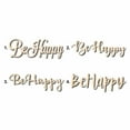 thumbnail image 1 of Be Happy Sign Unfinished Wood Cutout Home Decor DIY Option 4- 36" Wide / 1/2", 1 of 3
