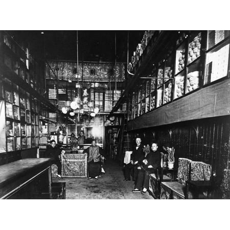 Sofa Stores San Francisco San Francisco Chinatown Ninterior Of A Store In Chinatown San Francisco California Photographed By Isaiah West Taber C1890 Rolled Canvas Art - (24 x 36) ()