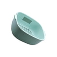 thumbnail image 1 of maskred Sturdy And Durable Washing Basket With Humanized For Multi-purpose Convenient And Practical Multifunctional Drain Basket green M, 1 of 6