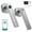 Silver, variant on YFK Fingerprint Door Lock — Smart Door Handle & Biometric Lock Featuring A Keypad and IC Card Support for Keyless Entry; Suitable for Bedrooms, Homes, Hotels, Offices, and Apartments.