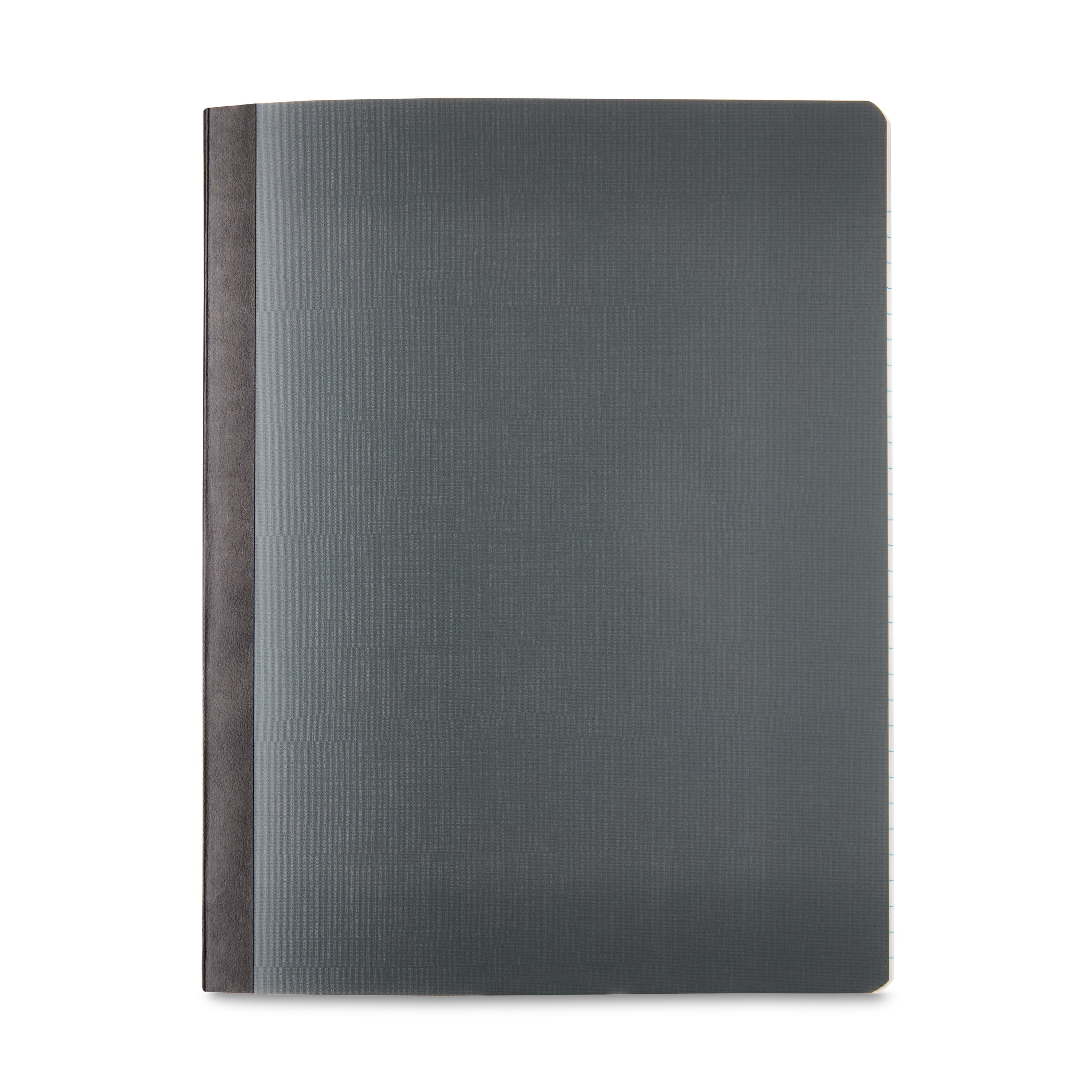 Pen+Gear Heavyweight College Ruled Poly Composition Book, 7.5 in x 9.75 in, Gray, 80 Sheets
