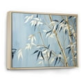 thumbnail image 2 of Designart "Zen Moment With Blue And Gold Bamboo IV" Bamboo Floater Framed Canvas Wall Art, 2 of 5