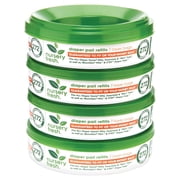 Nursery Fresh Refill for Diaper Genie and Munchkin Diaper Pails, 1088 Count (Pack of 4)