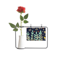 thumbnail image 1 of Branch Flower Paint Artificial Rose Flower Hanging Vases Decoration Bottle, 1 of 3