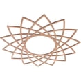 thumbnail image 2 of Ekena Millwork 36"OD x 13 7/8"ID x 1/4"T Eleanor Wood Fretwork Pierced Ceiling Medallion, Cherry, 2 of 3