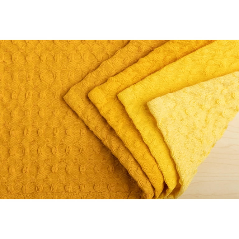Mia'sDream Microfiber Cleaning Cloth Dish Cloths Waffle Weave Kitchen Dish Cleaning Rags 12inch x 12inch 6 Pack White