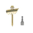 thumbnail image 5 of 50 Uds sujetadores para cercas de alambre, clavos para cercas de alambre con destornillador, instalación rápida de grapas fuertes para cercas tejidas Zulema Clavos para cercas de alambre, 5 of 5
