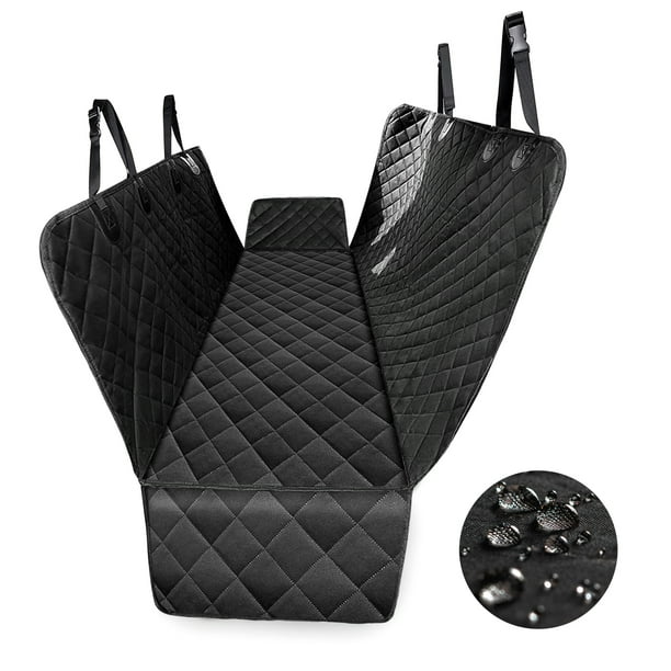 Helloleiboo Dog Car Seat Covers Backseat Protector Waterproof Scratchproof Nonslip Hammock for Pets
