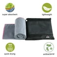 thumbnail image 2 of JML Sport Towel,Compact,Super Absorbent And Quick Drying Microfiber Yoga Towel,Fitness Towel With Ziper Pocket For Swimming,Bath,travel,Large 20" x 40",Grey, 2 of 4