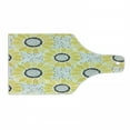 thumbnail image 1 of Yellow Cutting Board, Colorful Illustration of Sun Flower with Motifs and Patterns Summer Nature Artprint, Tempered Glass Cutting and Serving Board, Wine Bottle Shape, Yellow Grey, by Ambesonne, 1 of 1