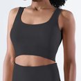 thumbnail image 2 of YESGG Sports Bra for Women, Ribbed Seamless Wireless Padded Yoga Bras for Women Medium Support Workout Gym Tops for Women, 2 of 6