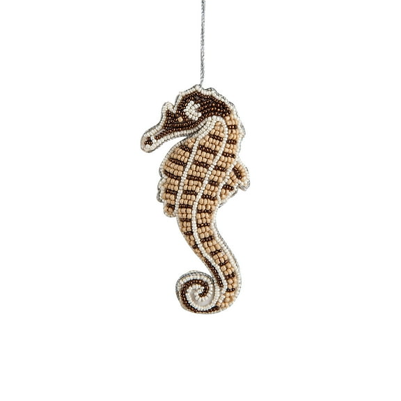 Bahamas Beaded Seahorse Christmas Xmas Ornament