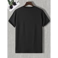 thumbnail image 2 of Camiseta para hombre con estampado de mando de juego y latidos, cuello redondo y manga corta, estilo informal y elegante para verano, calle y uso diario., 2 of 9