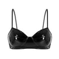 thumbnail image 6 of XIYON Womens Bras Women's Lingerie Highlight Leather Open Chest Bra Classic, 6 of 6