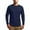 Navy, variant on SHTXOZHI Men's Sports T Shirts Long Sleeve Crew Neck Lightweight Tee Tops for Athletic Running