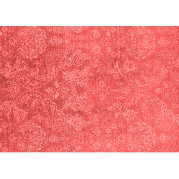 Ahgly Company Indoor Rectangle Oriental Red Industrial Area Rugs, 5' x 7'