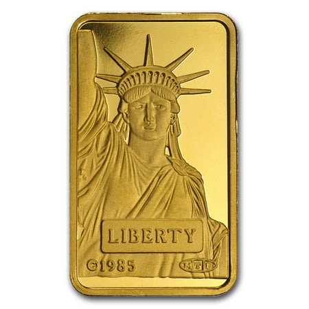 10 gram Gold Bar - Credit Suisse Statue of Liberty