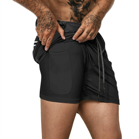 Youmylove Soft Men's Shorts Mens Casual Shorts Elastic Drawstring Lightweight Summer Beach Shorts With Pockets Summer Tactical Pants