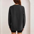 thumbnail image 5 of Enjoytime Womens Sweatshirt Crew Neck Side Split Pullover Tops Fall Winter Casual Plus Size Long Sleeve Sweatshirts, 5 of 8