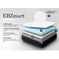 thumbnail image 2 of Colchón Individual EBDreams Zmart Medio Suave Blanco 4 tecnologías Memory Gel Hecho en México El Bazar Store, 2 of 6