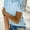 Blue, variant on MORTTIC Women's Summer Lace Top, Short Sleeve Crew Neck T-Shirt, Casual Dressy Blouse for Everyday Wear, M