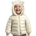 thumbnail image 4 of fatyb Toddler Winter Coat with Hood Lightweight Puffer Jackets Boys Girls Warm Pocket Padded Outwear, 4 of 7